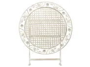 Bistropöytä BIVIO 90 cm 90 cm Metalli Luonnonvalkoinen_806669