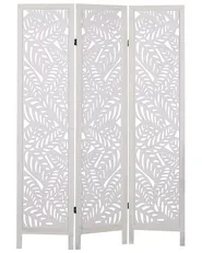 3 Panel Room Divider MELAGO 122 cm 170 cm White_874109