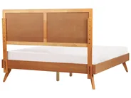 Sänky ISTRES 160 x 200 cm Luonnollinen saarniviilu_912582