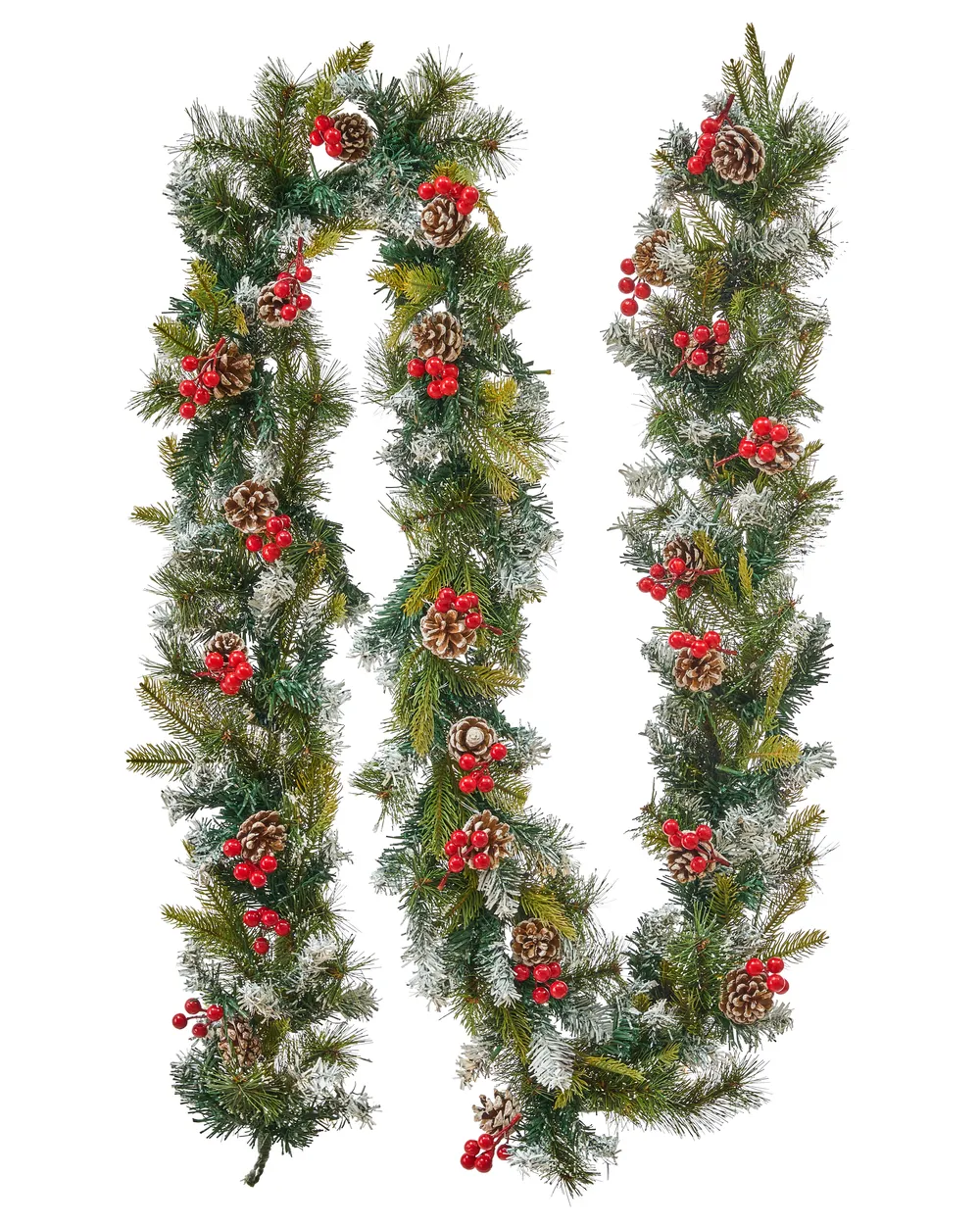 Christmas Garland LED PAIMIO 270 cm Green_813284