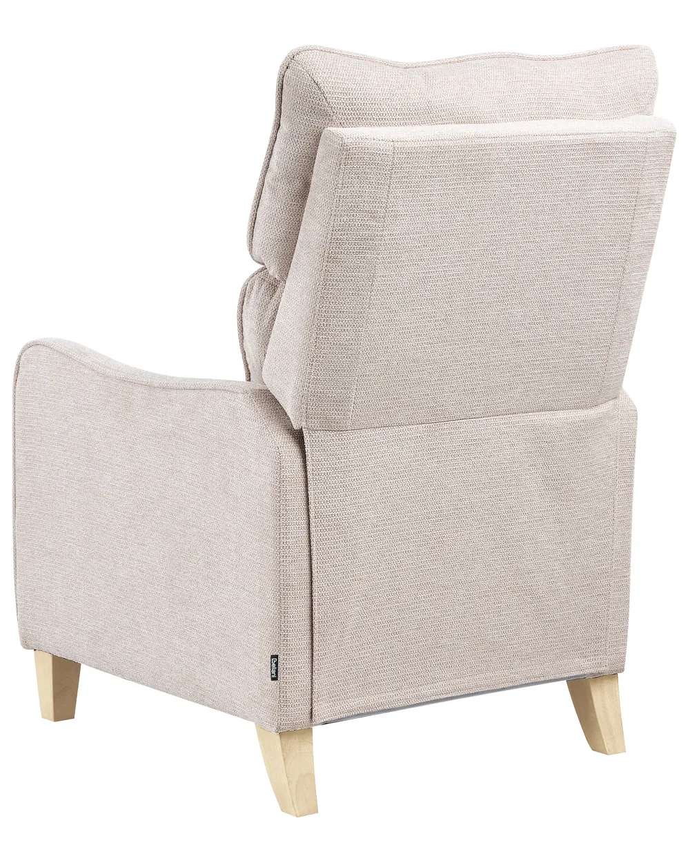 Reclinerfåtölj ROYSTON Inklusive fotstöd Beige_884479