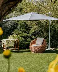 Cantilever Parasol 250 cm MONZA Dark Grey_982290