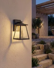 LED-vägglampa för utomhusbruk SIRET Svart_1094623