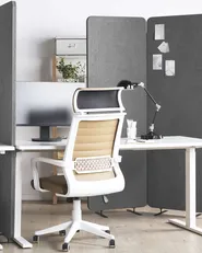 Office Divider STANDI 184 x 184 cm Grey_816402