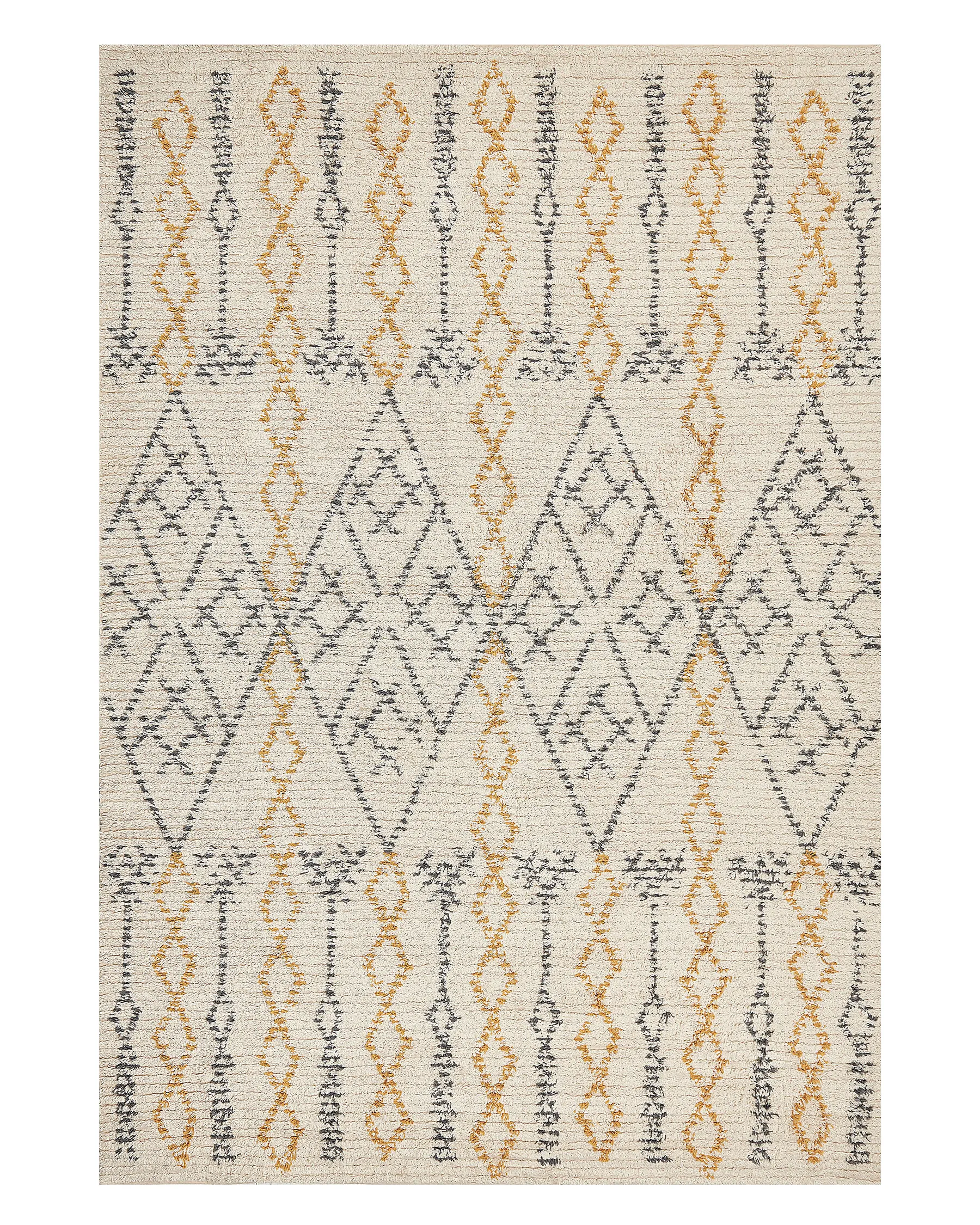 Teppe KADAPA Beige 140 x 200 cm Bomull_839182