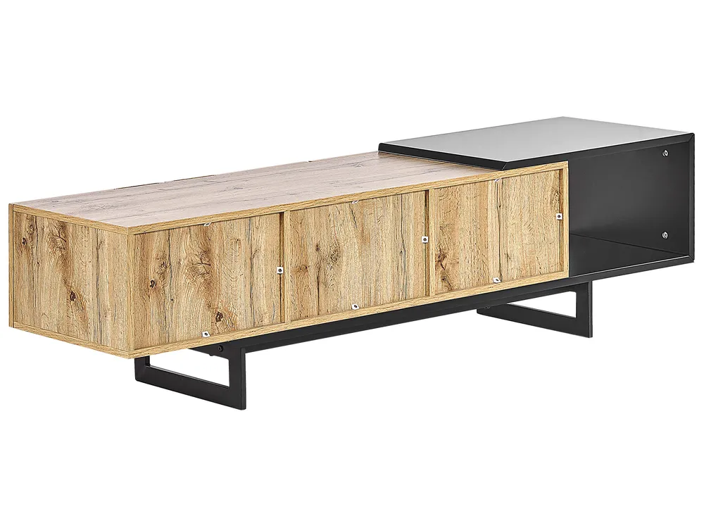 TV Stand FIORA Brown/ Black_797395