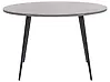Dining Table ODEON Grey Concrete Effect 120 cm 120 cm