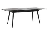 Jatkettava ruokapöytä MALDON Musta 160/200 cm 90 cm_793910