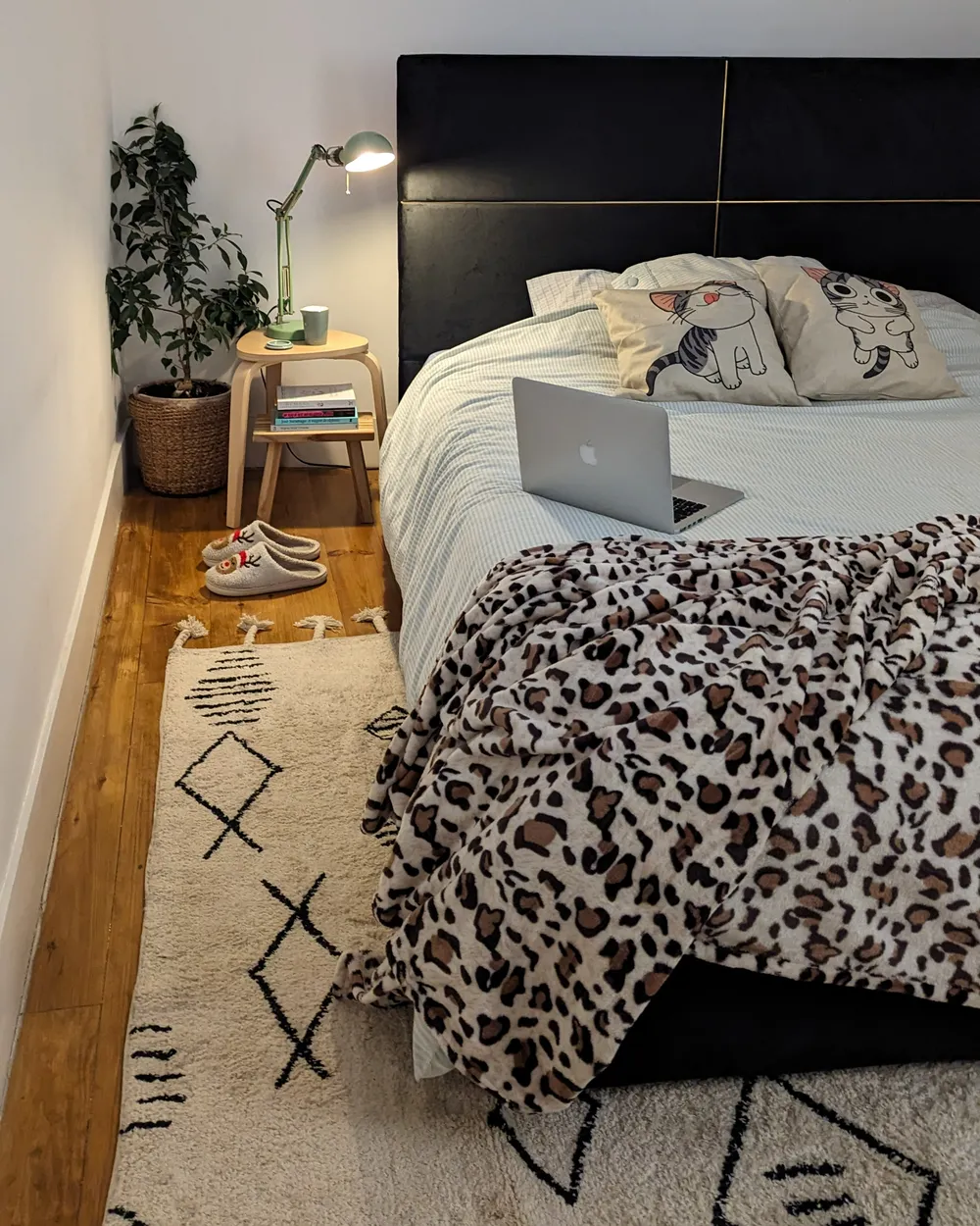 Matta KEBIR Off-White 140 x 200 cm Bomull_983298
