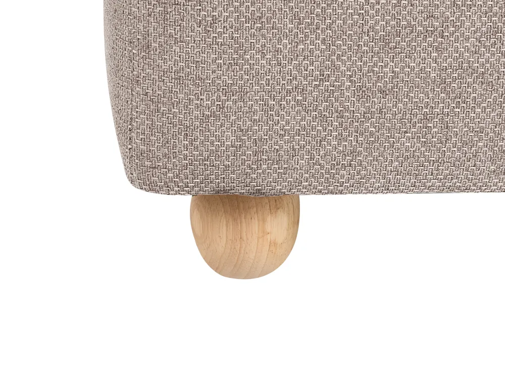 Storage Pouffe FERNDALE Fabric Beige_1056224