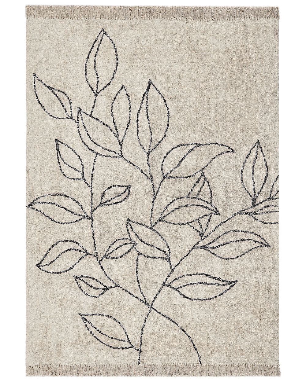 Rug SAZLI Beige 160 x 230 cm Cotton