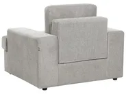 Living Room Set 5 Seater ALLA Fabric Light Grey_893889