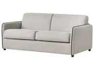 Sofa Bed 2 Seater ISHOJ Fabric Light Grey_939973