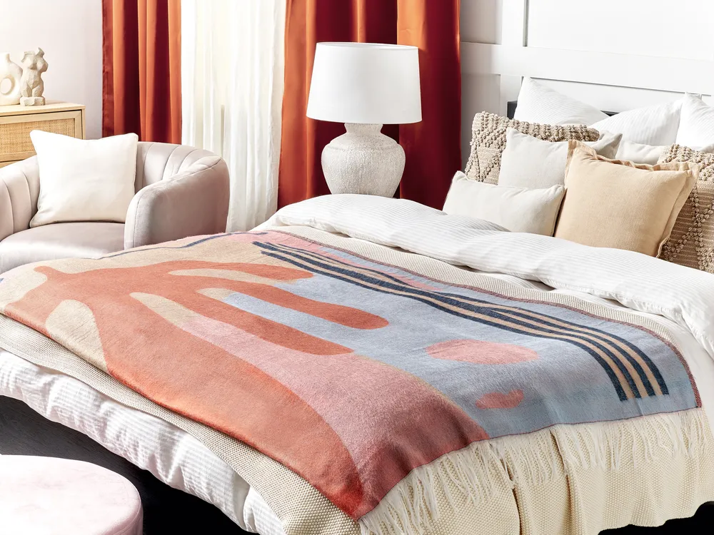 Blanket RESHA 130 x 170 cm Multicolour