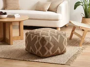 Pouffe GOPI Jute Light Brown_1124907