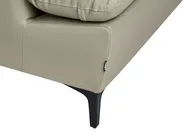 Corner Sofa 4 Seater FARILA Adjustable Leather Taupe Left Hand_959849