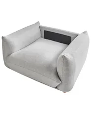 Armchair LUVOS Fabric Light Grey_970176