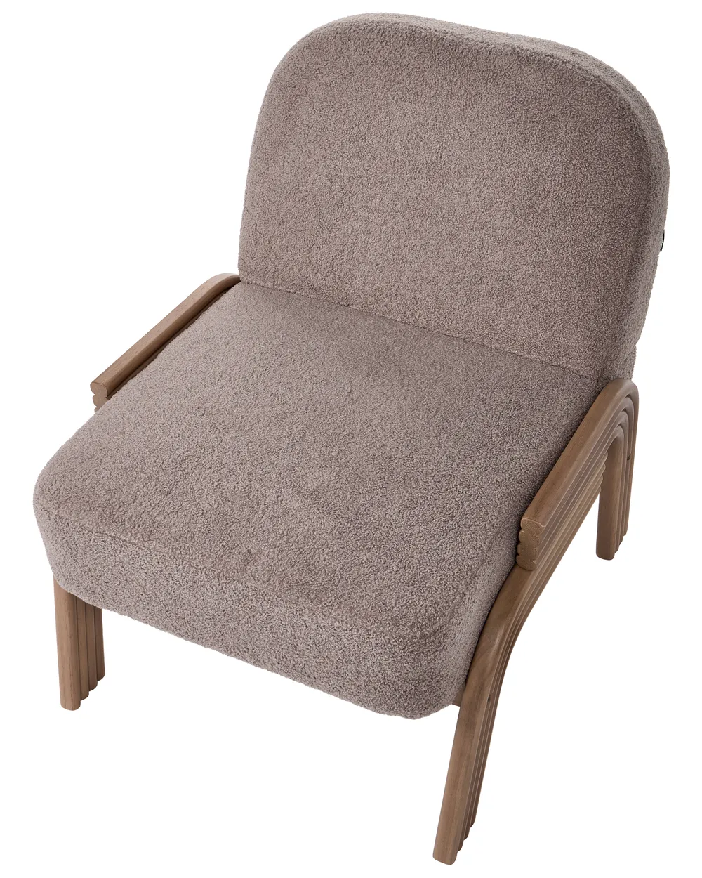 Fåtölj ORTEN Bouclé Taupe_1085575