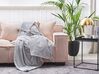 Blanket KAWERI 150 x 200 cm Light Grey
