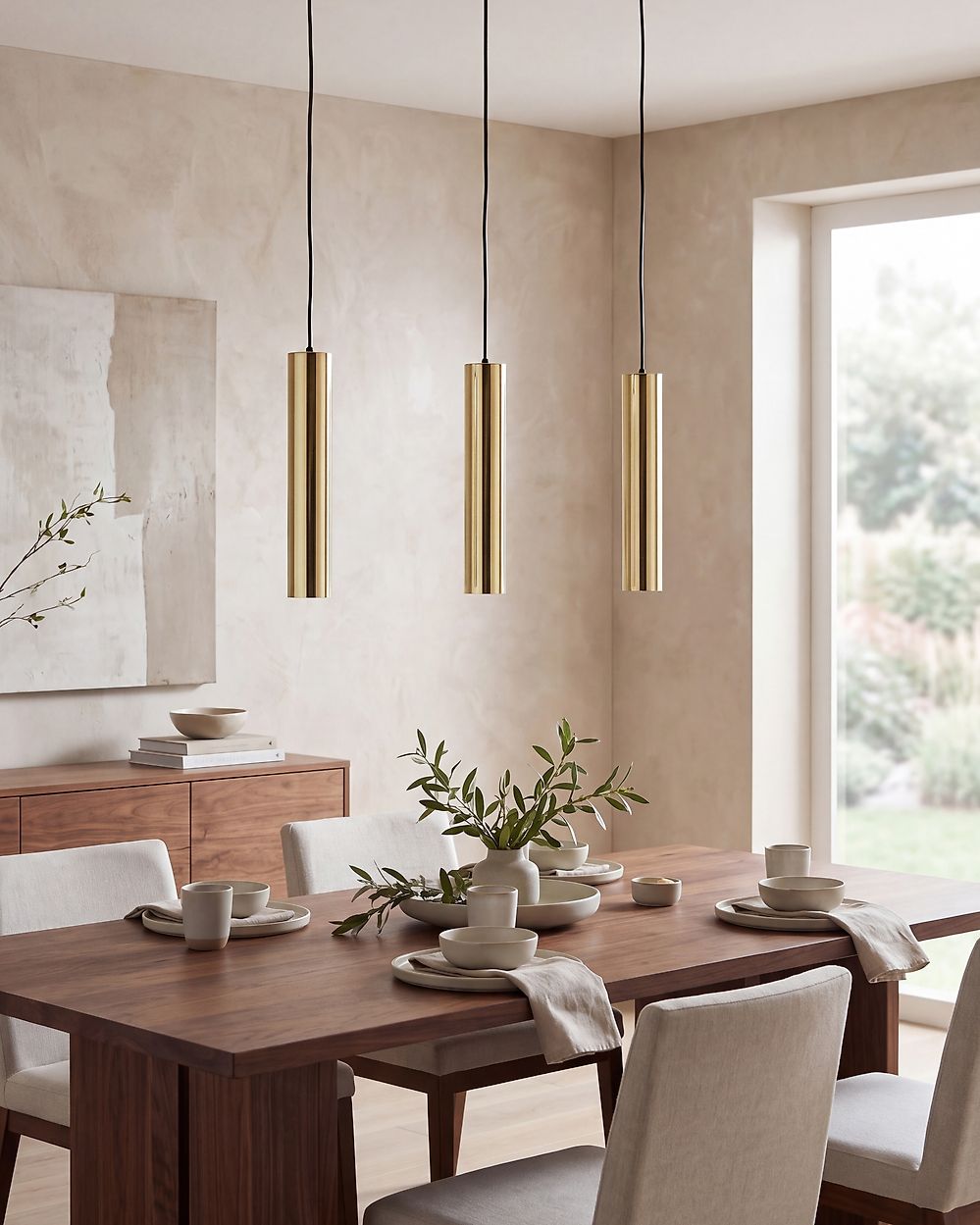 Pendant Lamp BROSNA Metal Brass