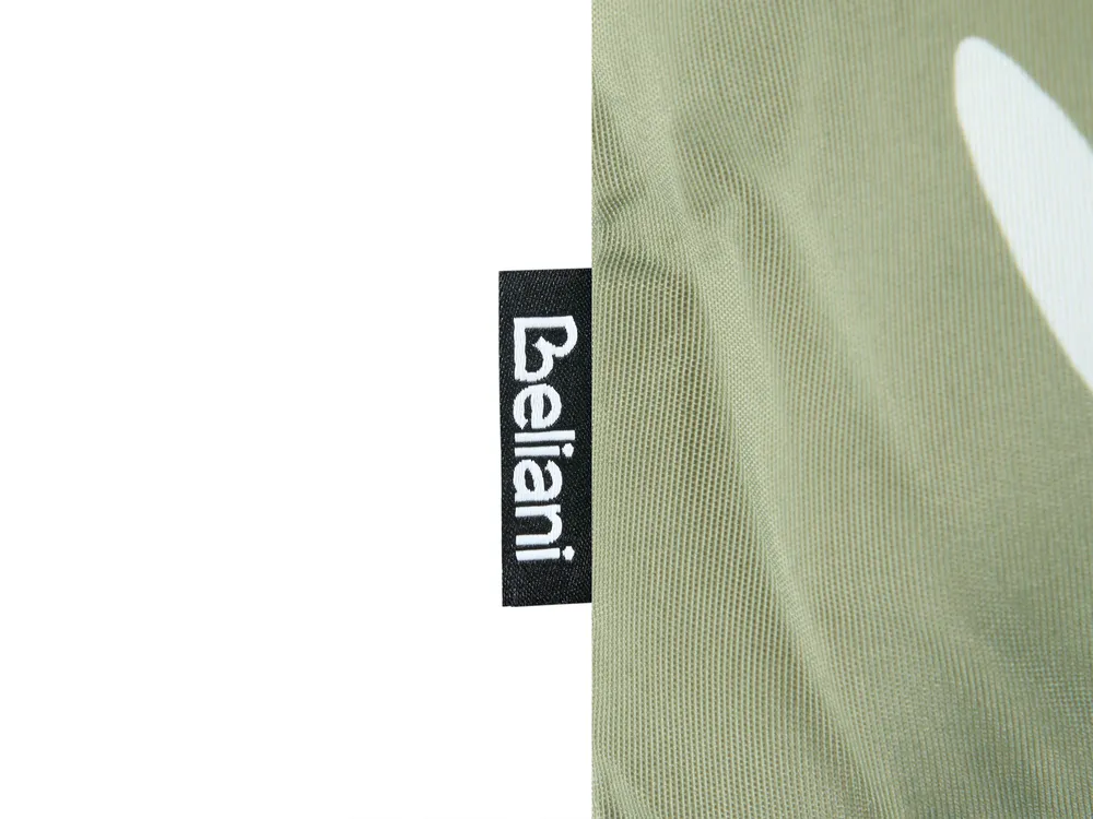Set of 2 Outdoor Cushions ALISMA Plant Pattern 30 x 50 cm Olive Green_1135688