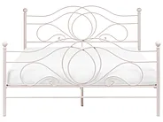 Sänky Metalli LYRA 160 x 200 cm Vaaleanbeige_1162026