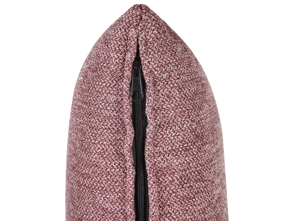 Left-Hand Chaise Longue LANNILS Fabric Pink_942006