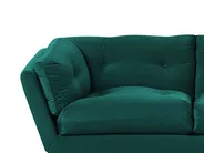 Sofa 3 Seater LENVIK Velvet Emerald Green_784786