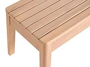 Garden Lounge Set with Table 3 Seater TALLA Acacia Wood Light Brown_1153676