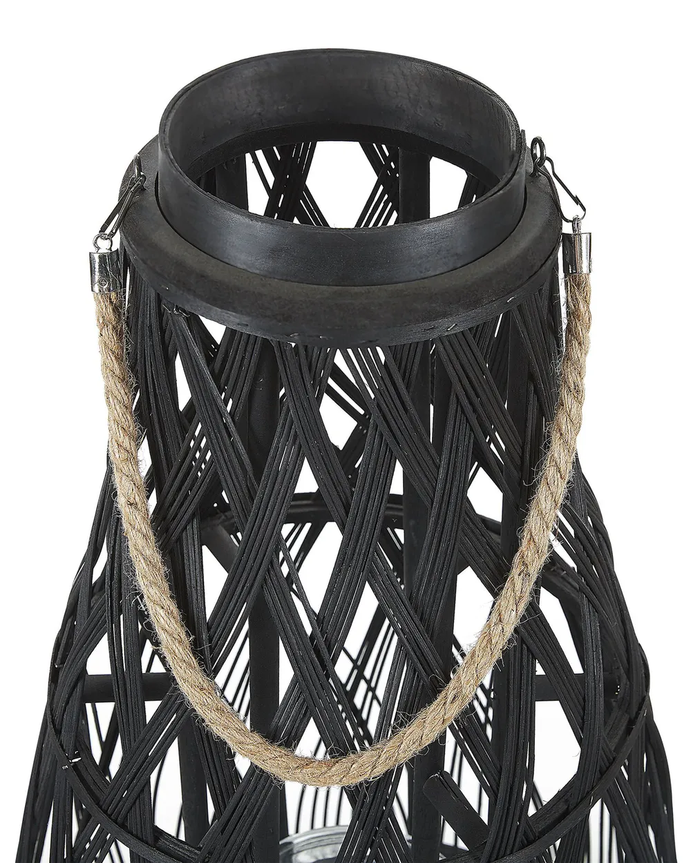 Lykta TONGA 56 cm Bambu Svart_774315
