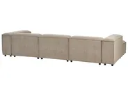 Modular Corner Sofa 4 Seater ARDAL Corduroy Light Brown Right Hand_940680