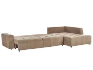 Hörnbäddsoffa 4-sits INNVIK Brun Vänstervänd_965156