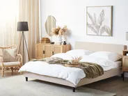 Säng med lamellram FITOU 160 x 200 cm Beige_709810