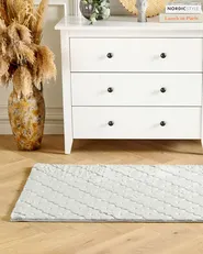 Faux Fur Rug GHARO Light Grey 80 x 150 cm_1080835