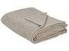 Bedspread CHAGYL Cotton 150 x 200 cm Taupe