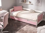 Utdragbar säng Furu GRAVELINES 90 x 200 cm Rosa_1148629