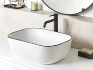 Tvättställ för bänkskiva XERT 46 x 33 cm Keramik Vit_922775