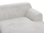 Corner Sofa 3 Seater HOLT Fabric Light Grey Left Hand_960539