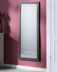 Wall Mirror AJACCIO 50 cm 130 cm Silver_849232