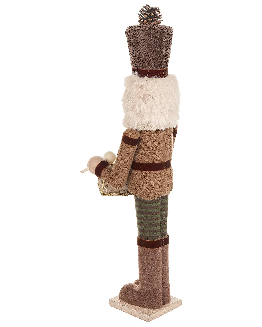 Set of 2 Figurines KOLARI 68/91 cm Nutcracker Brown_1156780