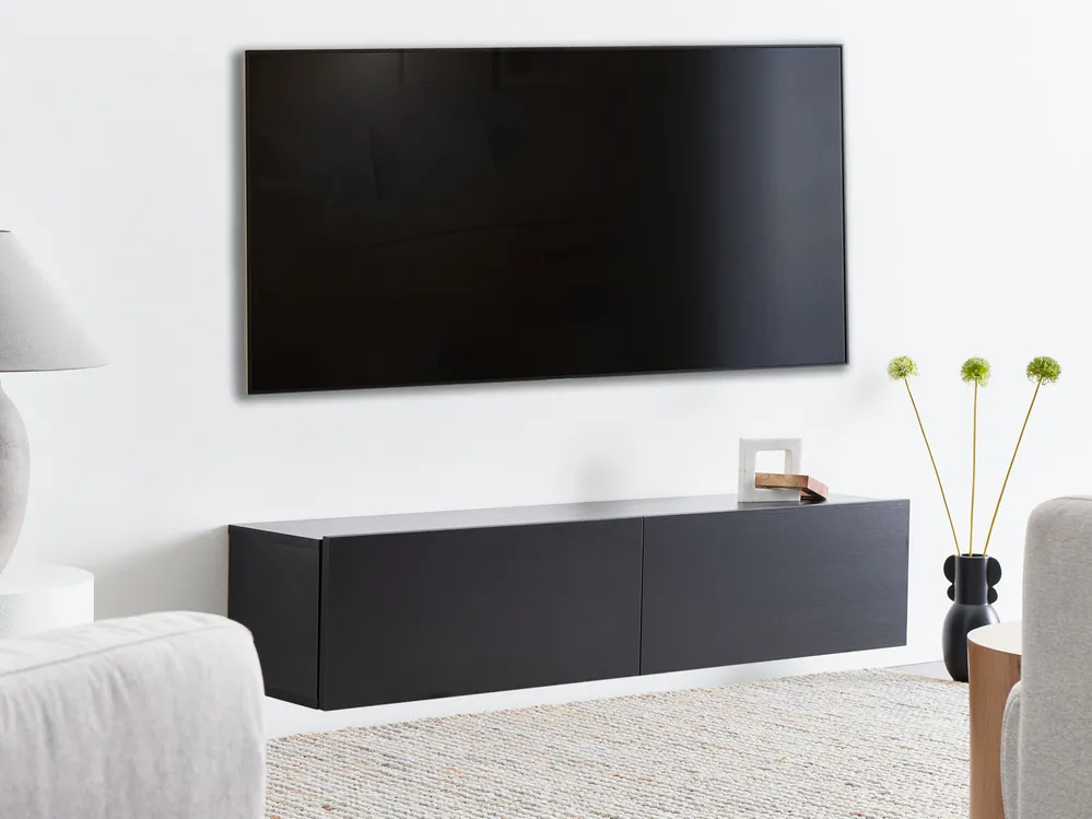 Wall Mounted TV Stand GLADSTONE Black