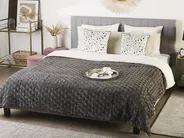 Bedspread KANDILLI 200 x 220 cm Grey_722750