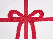 Set of 3 Decorative Cushions XAVIA 30 x 50 cm 45 x 45 cm White Christmas Motif_1164616