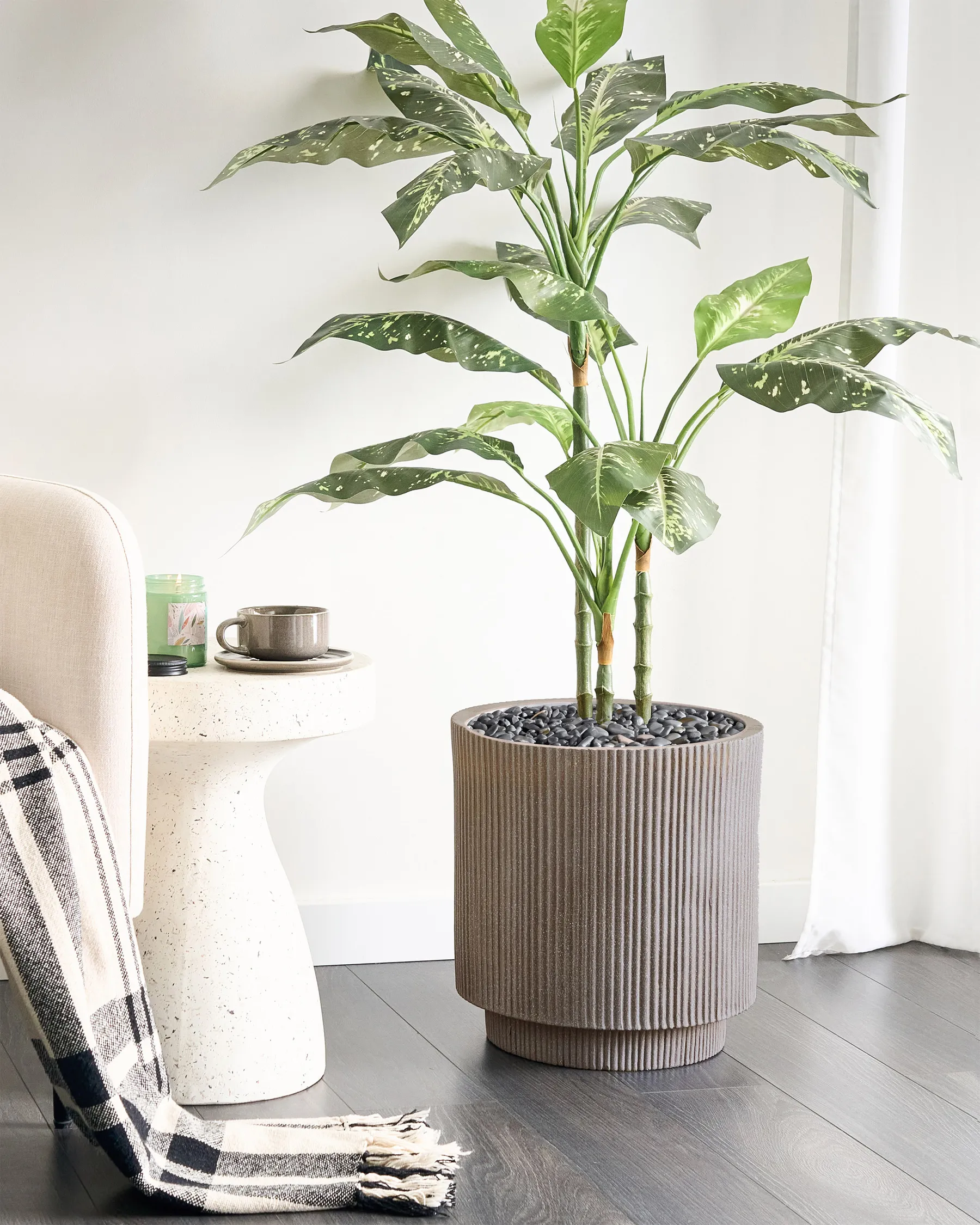 Plant Pot DARIA 37 cm Taupe_871717