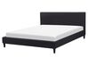 Bed Fabric FITOU 160 x 200 cm (EU King Size) Black