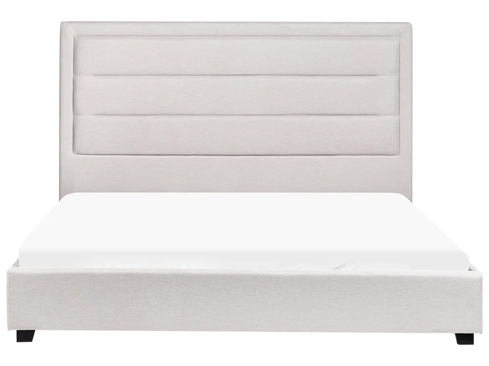 Bed Fabric ROUEN 160 x 200 cm (EU King Size) Light Beige_996689
