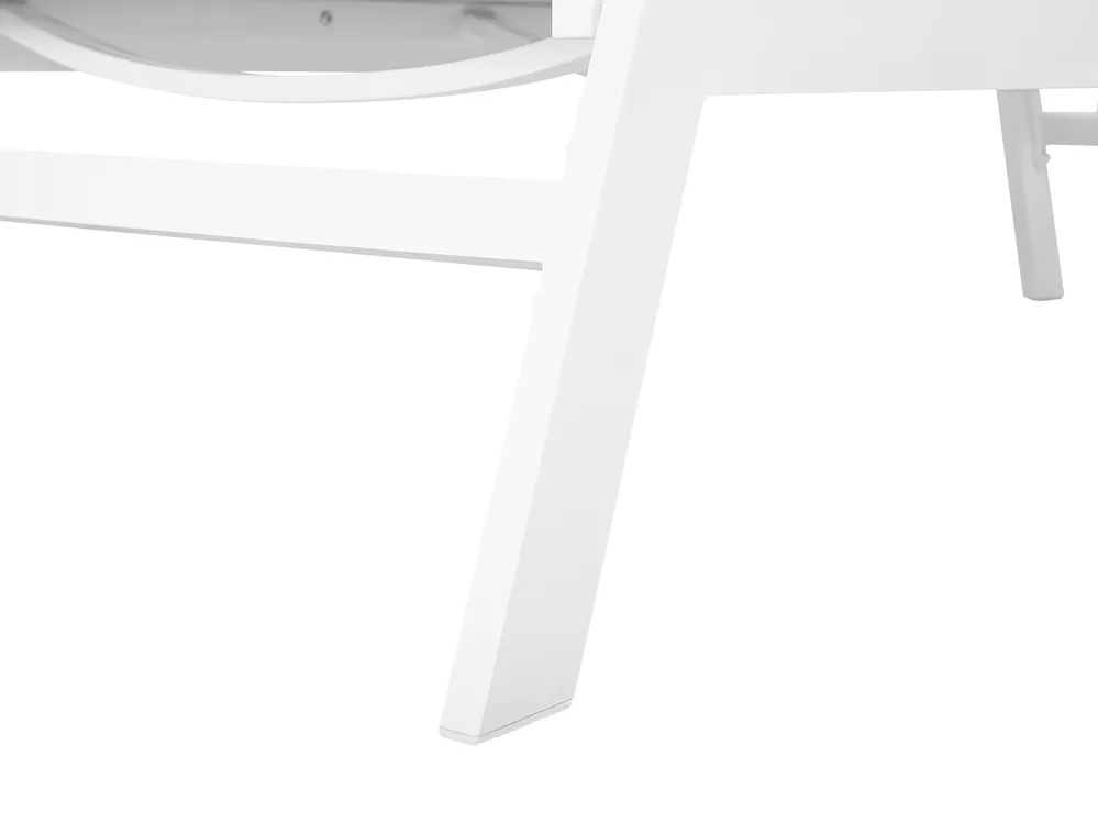 Sun Lounger CATANIA Reclining Metal Grey_741375