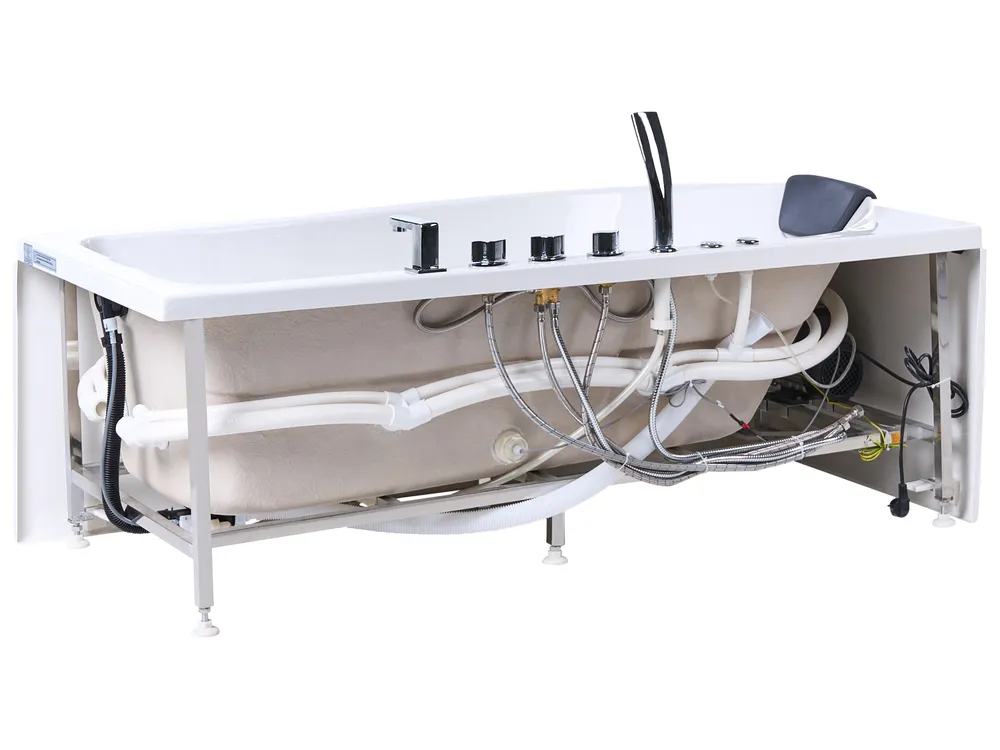 Corner Hot Tub with LED POZUELOS 1700 x 900 mm White_1033637