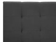 Waterbed Fabric LA ROCHELLE 160 x 200 cm (EU King Size) Dark Grey_844886