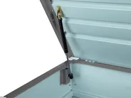 Förvaringslåda CEBROSA 132 cm 62 cm Metall Grå_752597